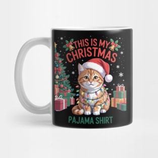 This is My Pajama British Longhair Santa Cat Lovers Mug